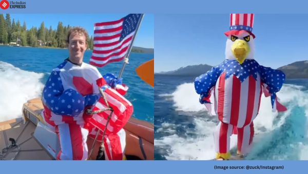 In the video, Zuckerberg begins on a boat, looking into the camera (Image source: @zuck/Instagram)