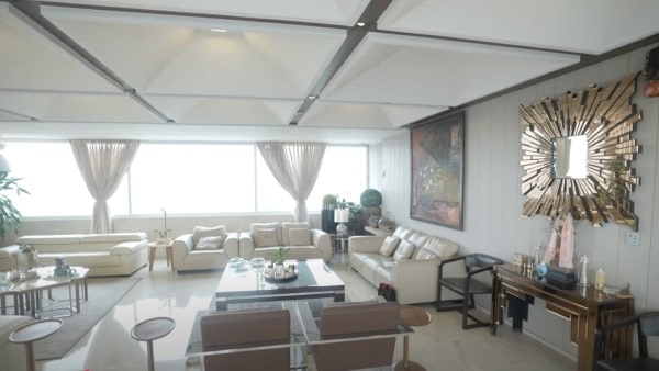 A look inside Jackky Bhagnani and Rakul Preet Singh’s apartment. (Pic: Farah Khan/YT)