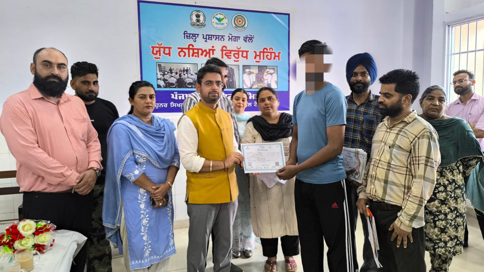 56 trainees at the De-addiction and Rehabilitation Centre in Janer were provided with free electrician training. (Express Photo)