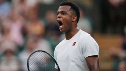 WATCH: New fastest serve record at Wimbledon set by Giovanni Mpetshi  Perricard – but Taylor Fritz wins the point