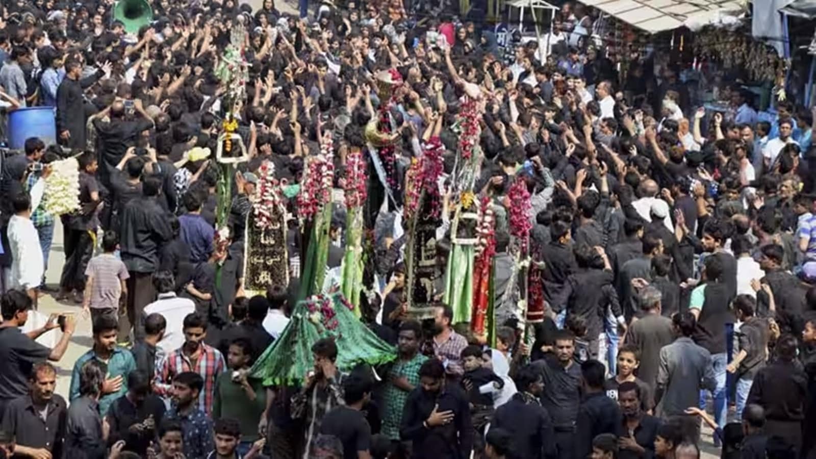 Tension erupts as Muharram rally passes through Prayagraj’s Sirsa market, 22 held