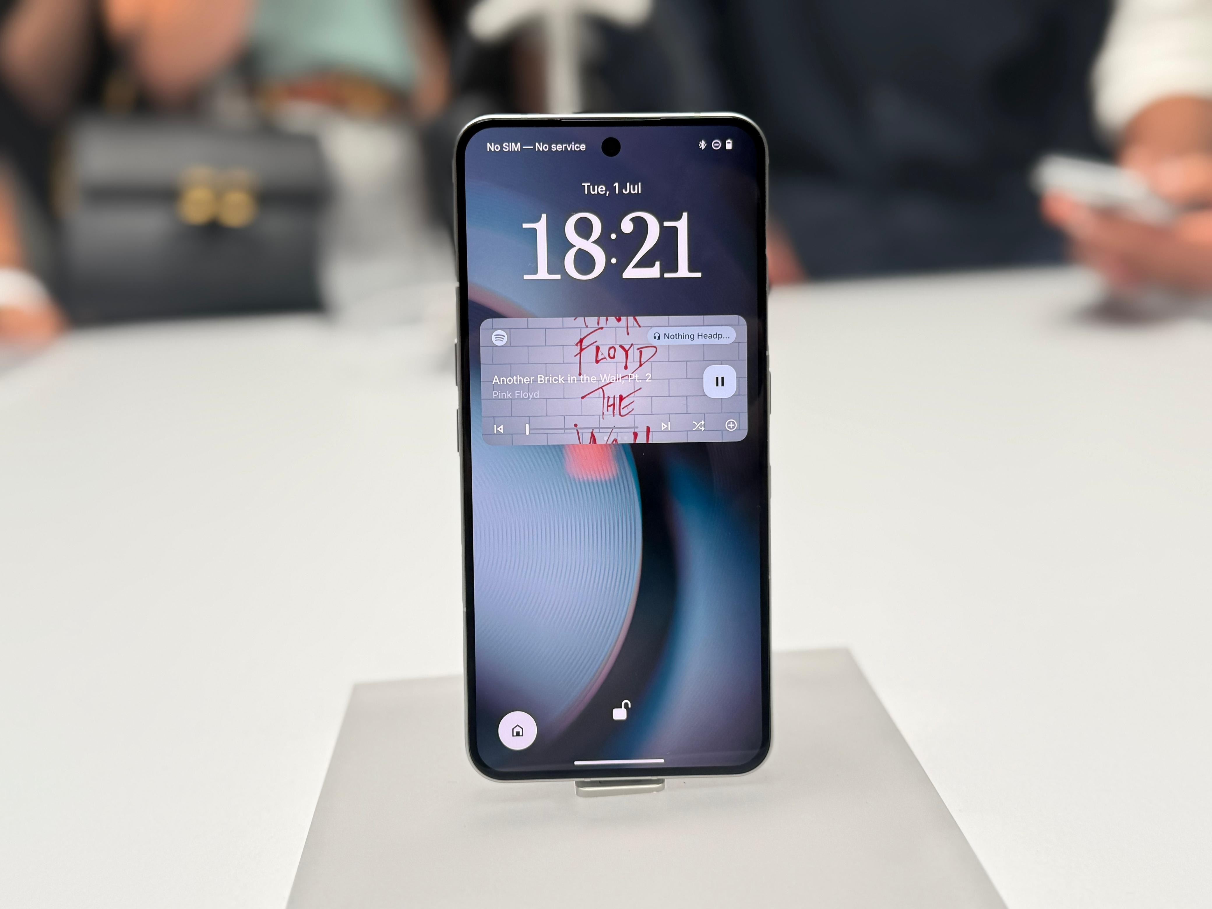 The Phone 3 is Nothing’s most expensive smartphone, coming in at 799 Pounds or Rs 79,999. (Image credit: Anuj Bhatia/Indian Express)