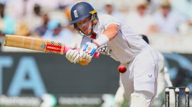 No Bazball at Lords: England's Ollie Pope plays a shot during the third cricket test match between England and India at Lord's cricket ground in London, Thursday, July 10, 2025. (AP Photo)