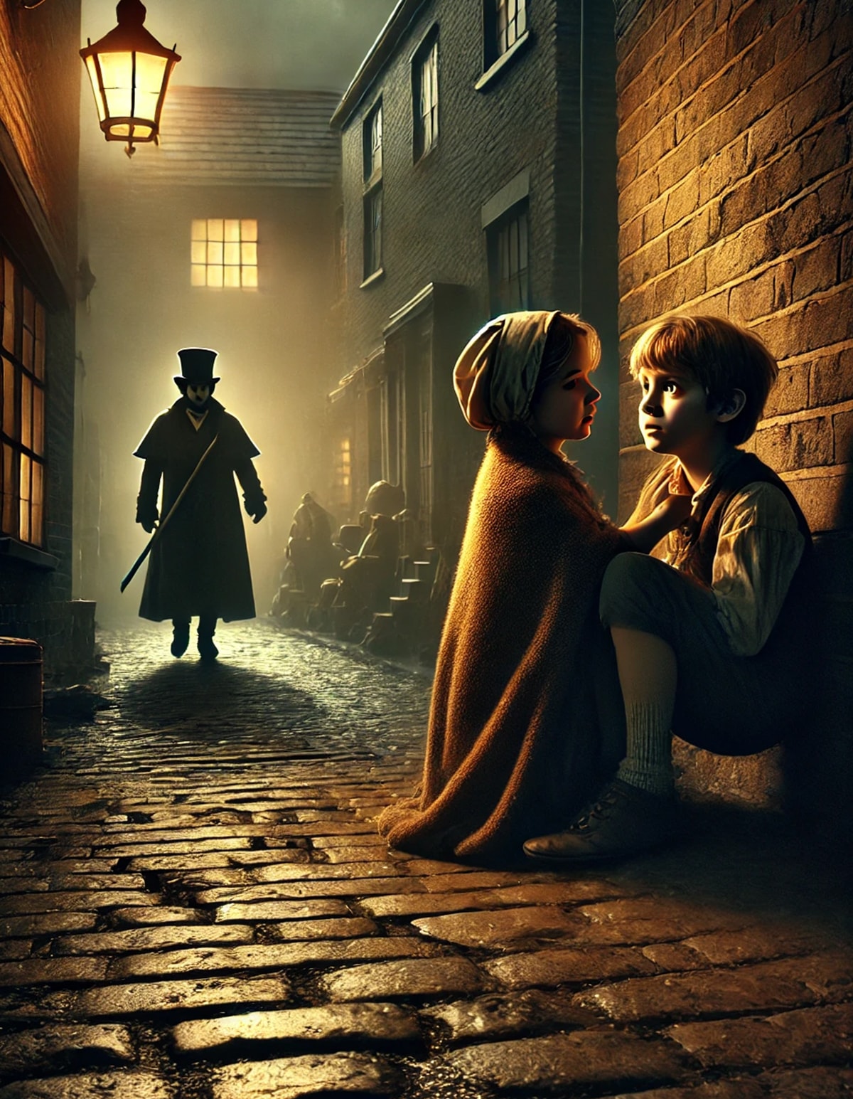 Nancy takes Oliver Twist under her wing and tries to protect him 