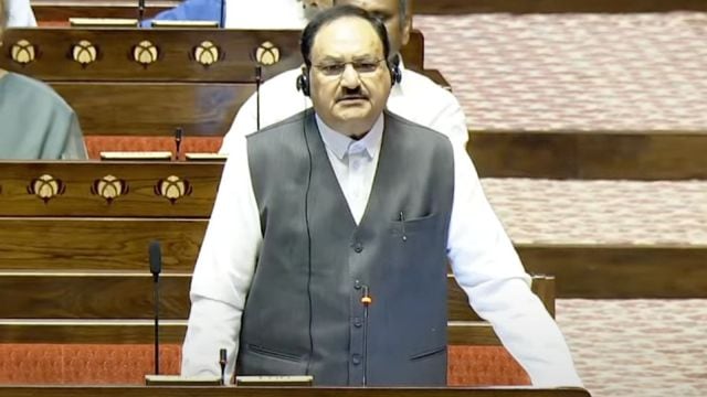  J P Nadda in Rajya Sabha