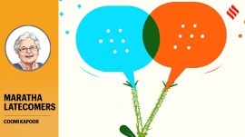 Language is a matter of convenience and choice, not to be exploited for grandstanding and political gain. The Thackeray cousins have raised the ‘speak only in Marathi issue’ to woo the sizable Marathi vote bank as the long-delayed BMC poll is finally likely to be held. (File)