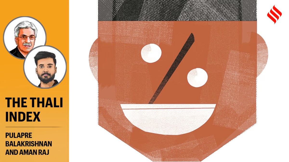 Officially approved poverty measurement in India has involved estimating the level of consumption expenditure sufficient to enable the minimum calorie intake necessary for living and working. (Illustration by C R Sasikumar)