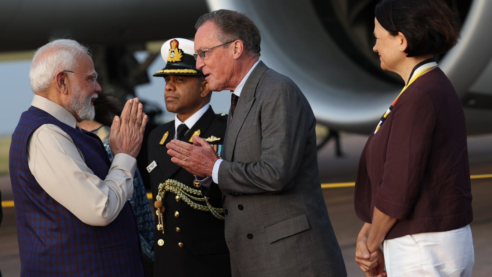 PM Modi arrives in London for India-UK FTA signing