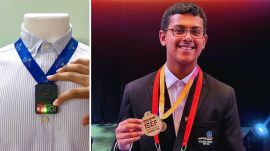 Pranet Khetan’s innovation has been recognised by India’s IRIS National Fair and the Regeneron International Science and Engineering Fair (ISEF) 2025. (Express Image)