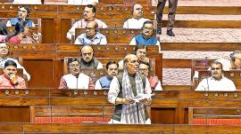 rajnath singh, OPERATION SINDOOR, Pahalgam terrorist attack, Pahalgam terrorists, Indian army, india Pakistan ceasefire, Pakistan drone strike, drone strike, Pakistan drone strike reponse, drone strike reponse, Army strikes, Army strikes in Pakistan, Army strikes Pakistan terror sites, Indian army, Army strikes PoK, Pakistan-occupied Kashmir, Pahalgam attack, Pahalgam terror attack, india pakistan ties, india pakistan tensions, article 370, Indian army, Abrogation of Article 370, terrorism, terrorist attack, Kashmir attack, Jammu and Kashmir terrorist attack, Jammu and Kashmir, cross-border infiltration, border security, border infiltration, Pahalgam attack, Pahalgam terror attack, Pahalgam terrorist attack, Pahalgam terrorists, Indian army, india pakistan ties, india pakistan tensions, article 370, Indian army, Abrogation of Article 370, terrorism, terrorist attack, Kashmir attack, Jammu and Kashmir terrorist attack, Jammu and Kashmir, cross-border infiltration, border security, border infiltration, Indian express news, current affairs