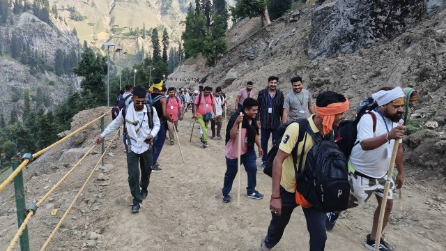 ‘We are not deterred by terror attack... but scared of these mountains’
