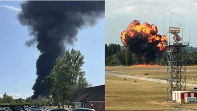 Plane crash London