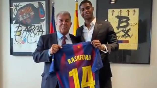 ماركوس راشفورد مانشستر يونايتد برشلونة