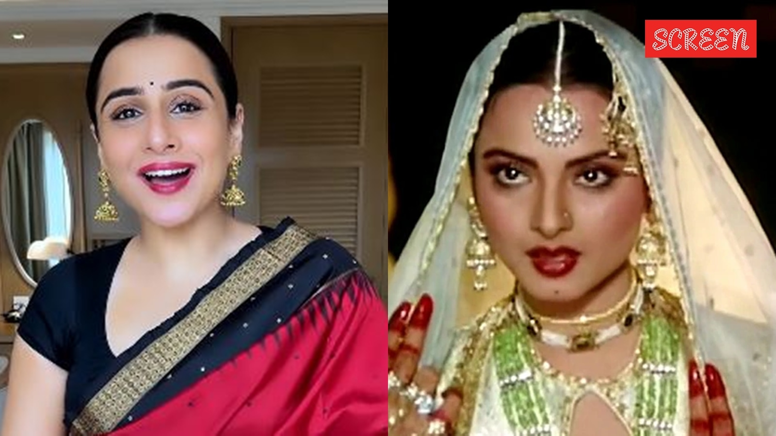 Vidya Balan says Rekha is ‘desire incarnate’: ‘I think she was made for the celluloid’ Vidya Balan says Rekha is ‘desire incarnate’: ‘I think she was made for the celluloid’