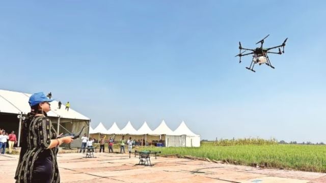 In Haryana, 102 drones have already been distributed and equal number of women from these SHGs given the training. However, in the hill state, just 4 drones have been distributed until now.