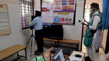 People get tested with AI screening kit at Puducherry