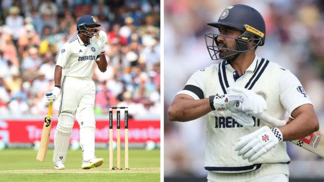  Sanjay Manjrekar batted for the return of Sai Sudharsan at No. 3 at Karun Nair's expense. (Reuters/AP)