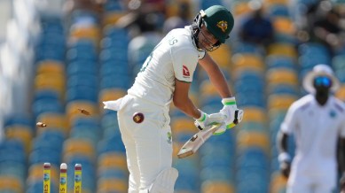 Konstas looked timorous in Barbados, where Shamar Joseph hustled him with pace and movement.