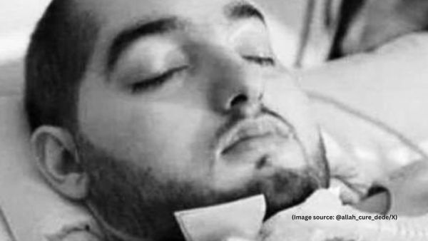 Prince Al-Waleed was in a serious car crash while studying at a military academy in the United Kingdom (Image source: @allah_cure_dede/X)