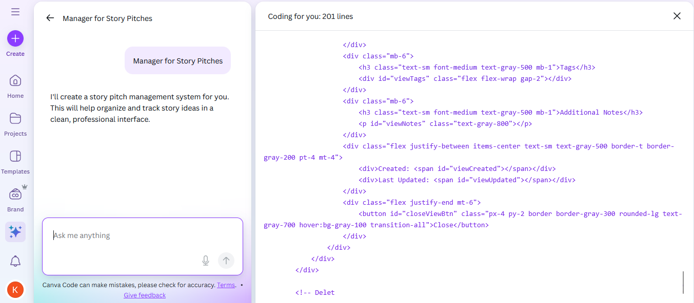 Canva Code can be used to build various tools and software elements