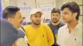 Jharkhand minister son hospital inspection, hospital inspection, Jharkhand hospital inspection, Irfan Ansari, Krish Ansari, Indian express news, current affairs