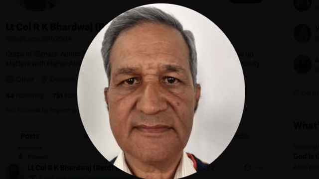 Lt Col R K Bhardwaj