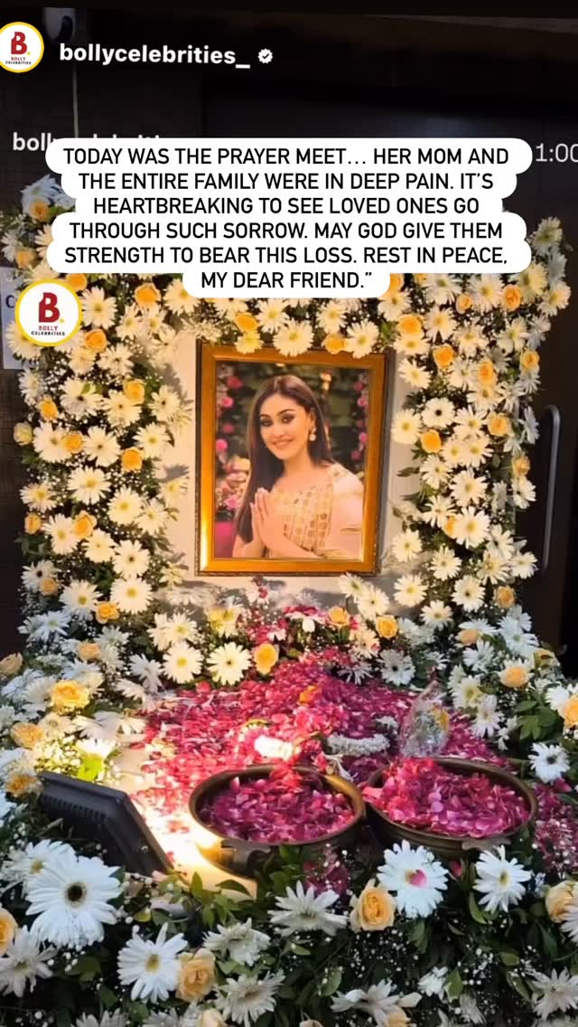 Shefali Jariwala prayer meet