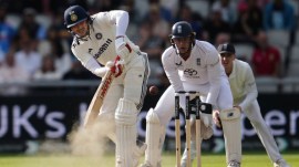 Shubman Gill cracked his fourth hundred of the England Test series. (AP)