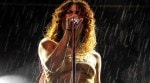 French singer Rebecca Baby strips in protest
