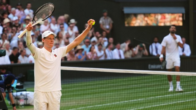  John McEnroe has backed Jannik Sinner to lift the title unless Carlos Alcaraz has his A-game on on Sunday. (AP)