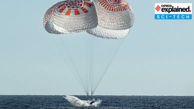 Axiom-4, ISS, International Space Station, Kennedy Space Centre, Axiom-4 mission, Shubhanshu Shukla, astronaut Shubhanshu Shukla, Peggy Whitson, Slawosz Uznanski-Wisniewski, Tibor Kapu, Crew Dragon spacecraft, Indian express news, current affairs