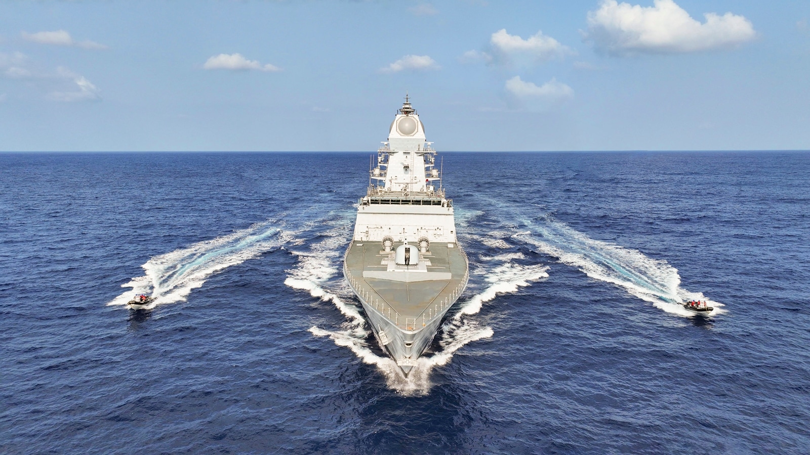 Tamal, last foreign-made warship, commissioned; Udaygiri delivered