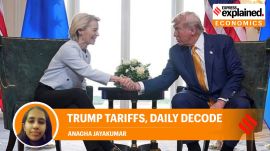 Trump von der Leyen, US EU trade deal