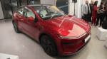 Tesla's first showroom in India is located in the Maker Maxity mall at the Bandra Kurla Complex, Mumbai. (Express Photo by Amit Chakravarty)