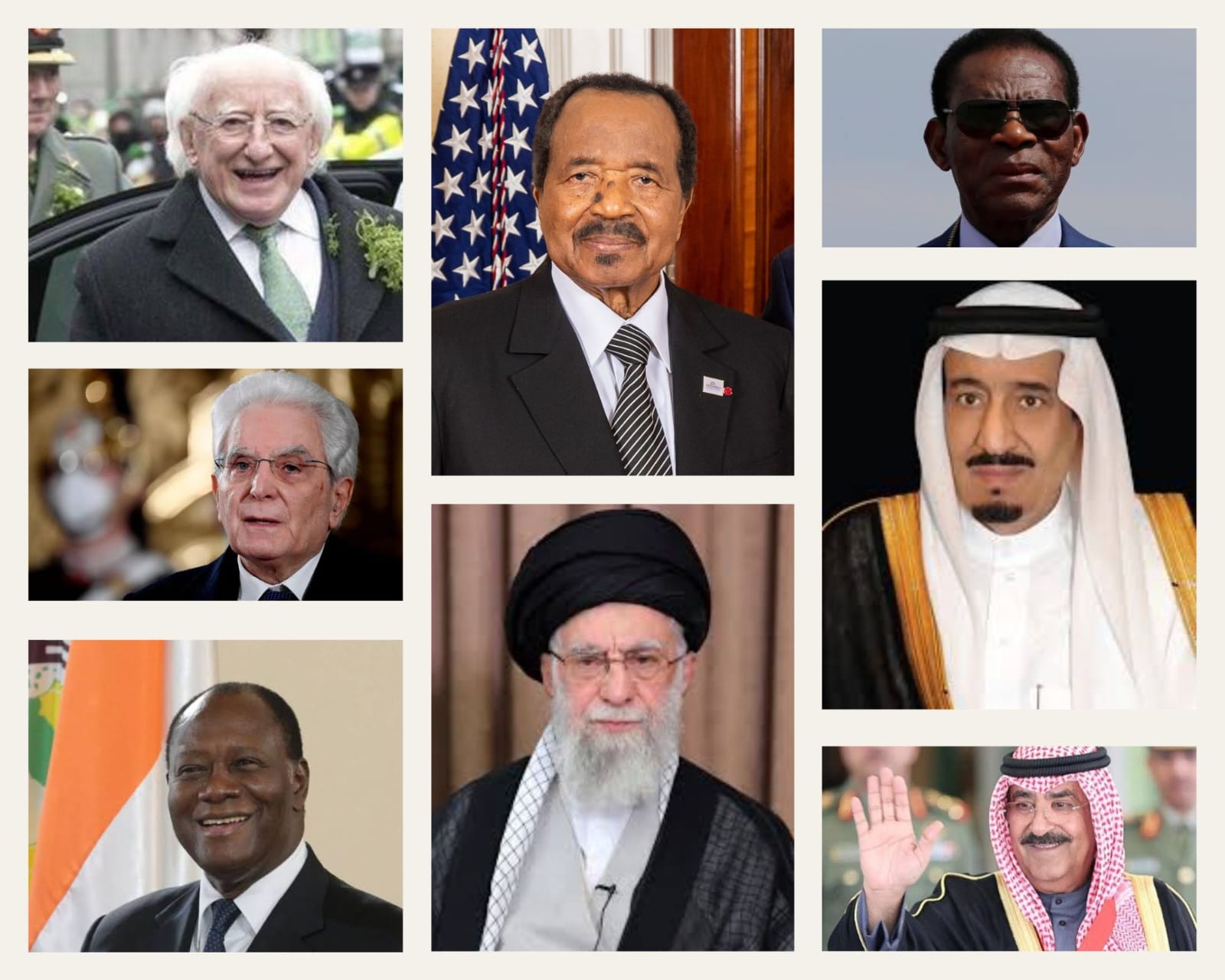 The world's top 10 oldest leaders in 2025.