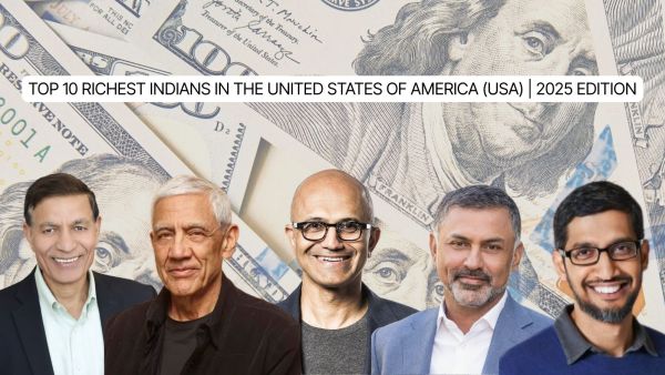 Top 10 Richest Indian Origin Billionaires in The United States 2025 List