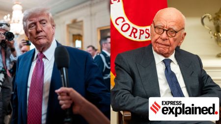 Donald Trump Rupert Murdoch Wall Street Journal lawsuit Jeffrey Epstein letter