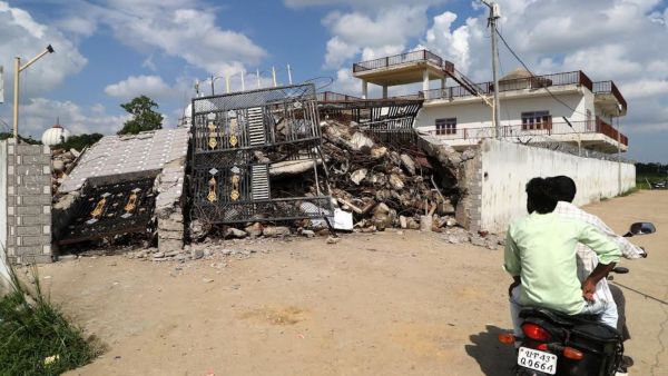 Uttar Pradesh conversion racket: About the Madhpur house, the Balrampur district administration says it was some time ago that they initiated action against its owners for encroaching on government land.