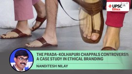 prada-kolhapuri chappal controversy ethics simplified upsc mains