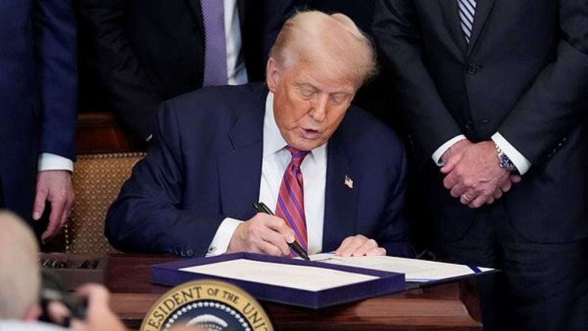Trump signs stablecoin law as crypto industry aims for mainstream adoption  | World News - The Indian Express