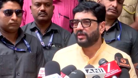 Union Minister of State Civil Aviation Murlidhar Mohol speaks to reporters on Saturday. (Screengrab: ANI)