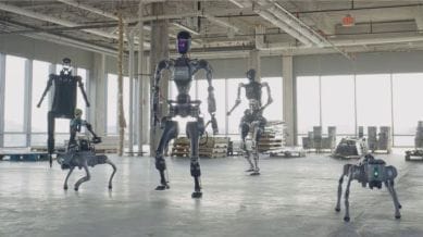 Skild's approach allows robots to add new capabilities across different industries quickly. (Image: Reuters)