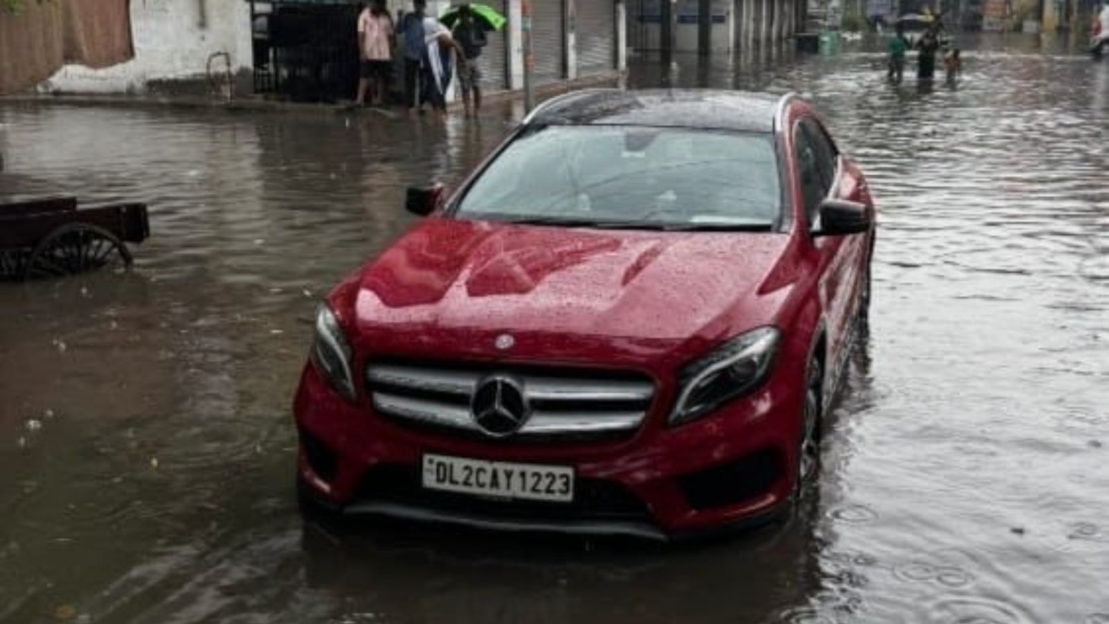 Ghaziabad Man Demands Damages After Mercedes Breaks Down in Waterlogging