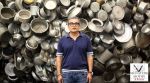 Artist Subodh Gupta at his Studio in Gurgaon, Haryana.