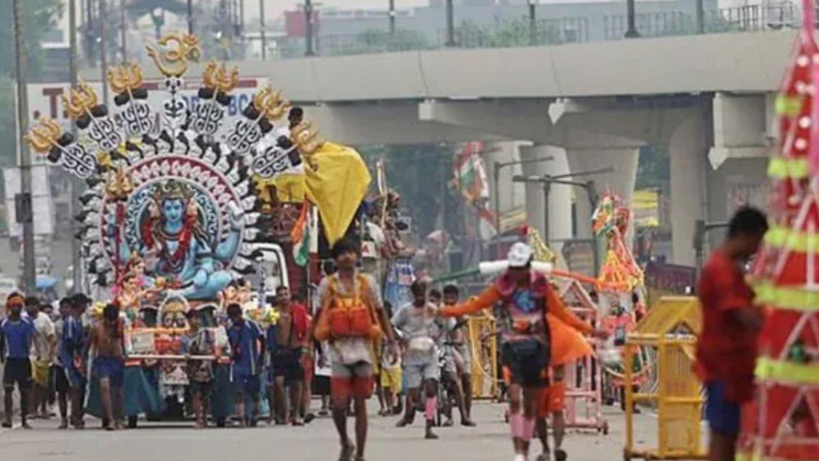 Adityanath surveys Kanwar Yatra route, warns against attempts at defiling food