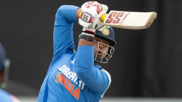 Vaibhav Suryavashi broke the India U19 sixes record with nine maximums against England U19 in the 3rd ODI. (X)