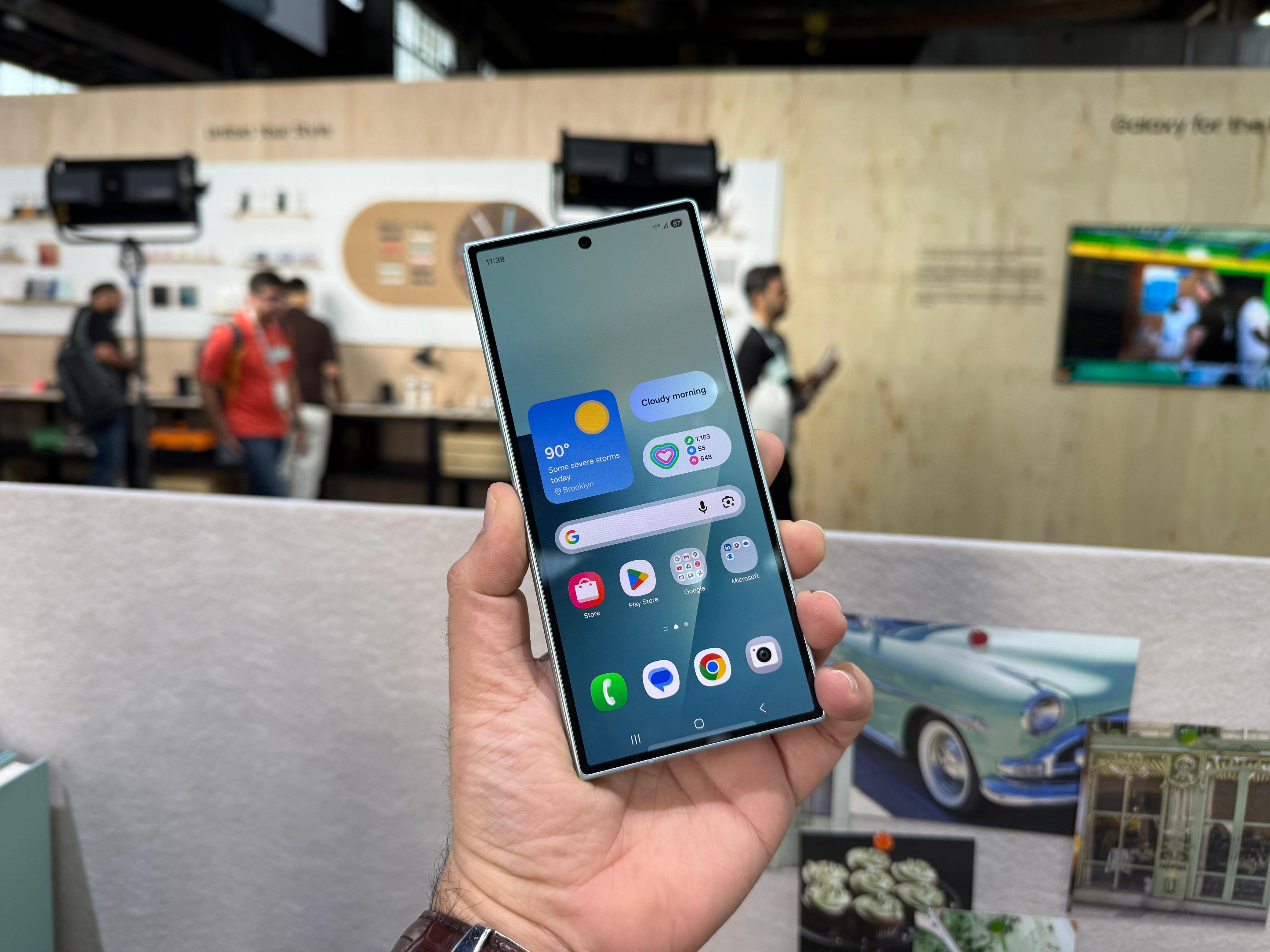 AI is front and center, as part of OneUI 8. (Image credit: Anuj Bhatia/Indian Express)
