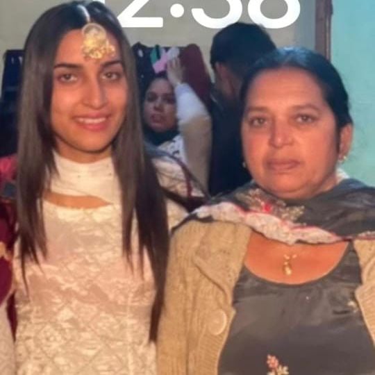 Sukhdarshan Kaur with her daughter Harpreet aka Harry
