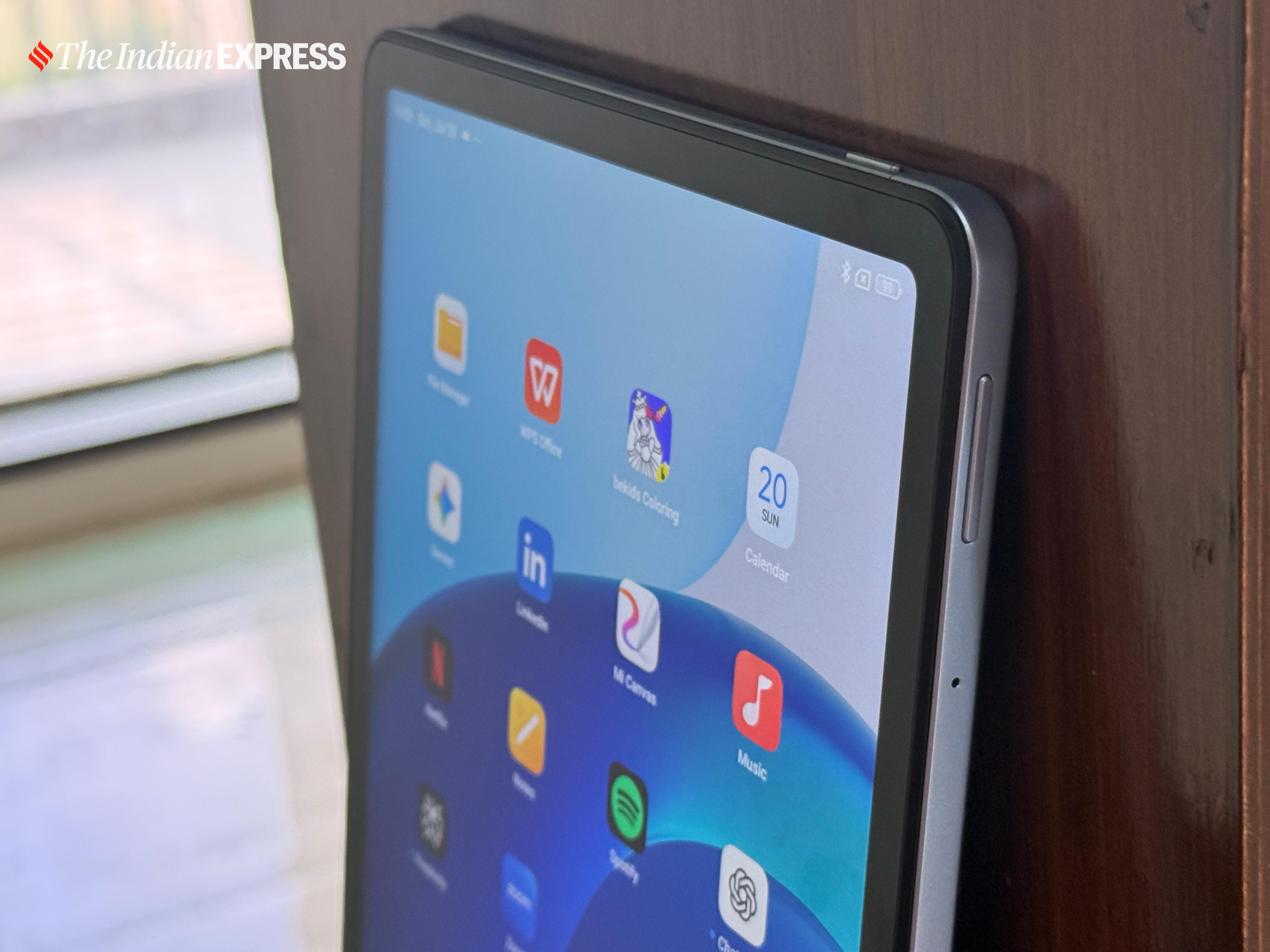 The Redmi Pad 2 offers a wide range of features that can enhance a user’s creativity and productivity. (Image: Anuj Bhatia/The Indian Express)