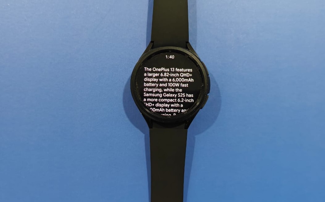 Gemini brings the power of generative ai to your wrist.